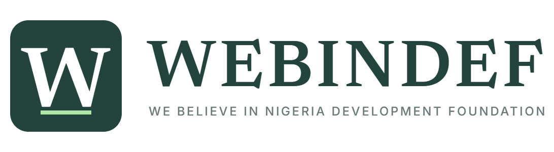 WEBINDEF – We Believe in Nigeria Development Foundation